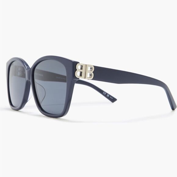Balenciaga square dark blue sunglasses main image 6